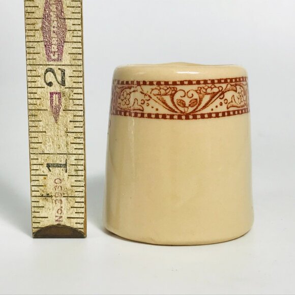 Vintage Creamer Edgemere Pattern Inca Shenango China Restaurant Ware 1 Ounce 2" - Picture 4 of 5